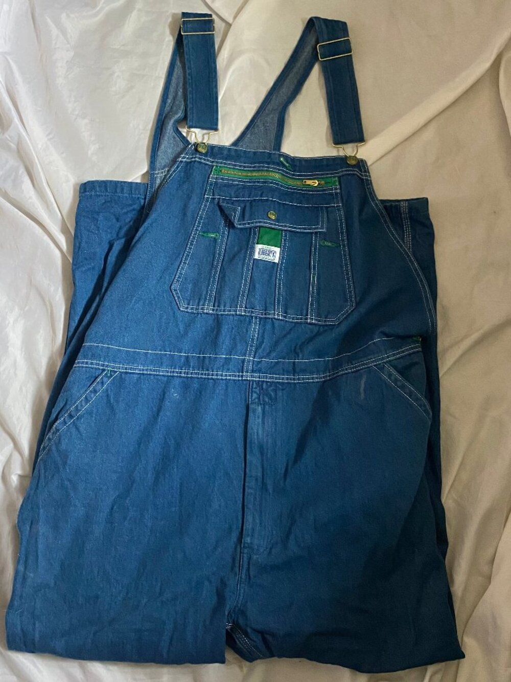 Liberty Carpenter WorkWear Carpenter Utility Overalls Mens Size 44 x 30